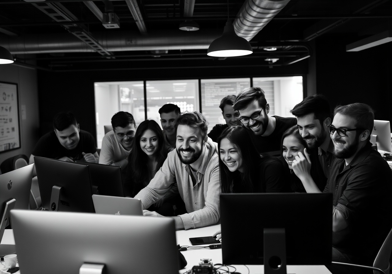 Команда Feedbackly в офисе